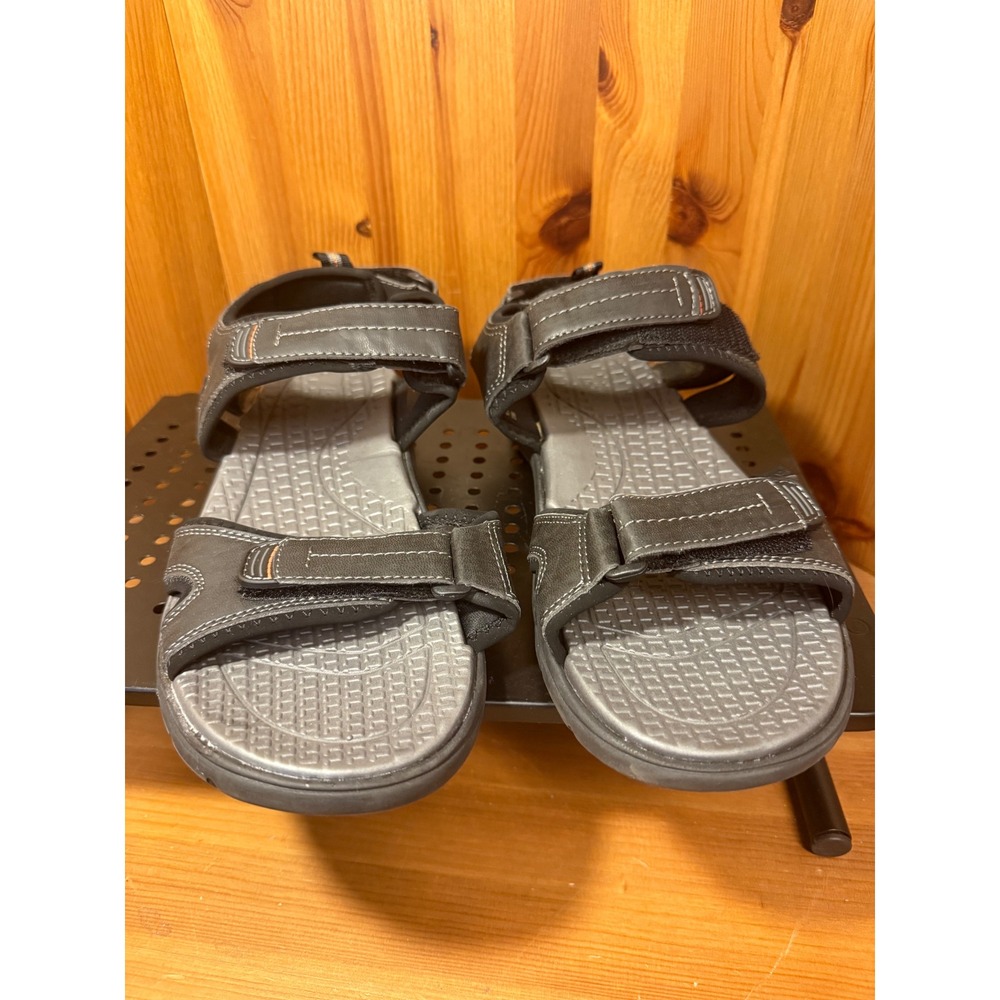 Khombu Will Mens Sport Sandals Gray Adjustable Straps Size 11M 1277932